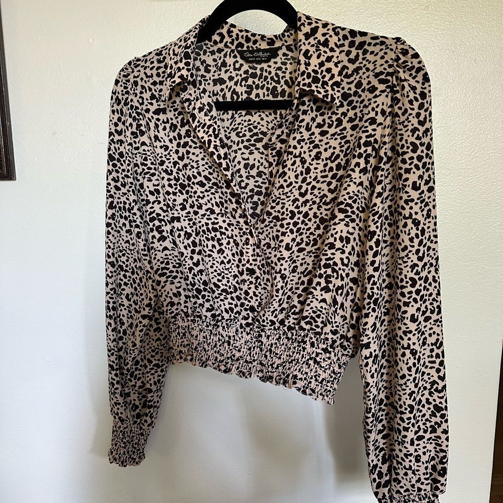 Miss Selfridge Button Top